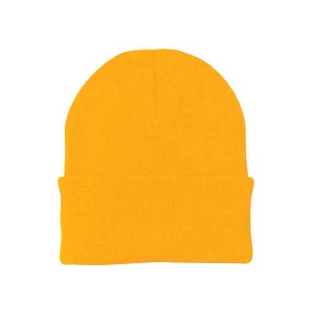NWOT Gold Cuffed Beanie